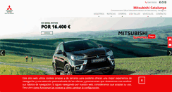 Desktop Screenshot of mitsubishicatalunya.com